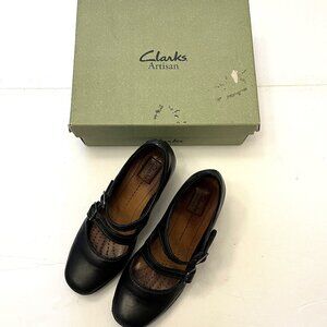 Women's Clarks Artisan Lea Passion Black Pumps Size 9